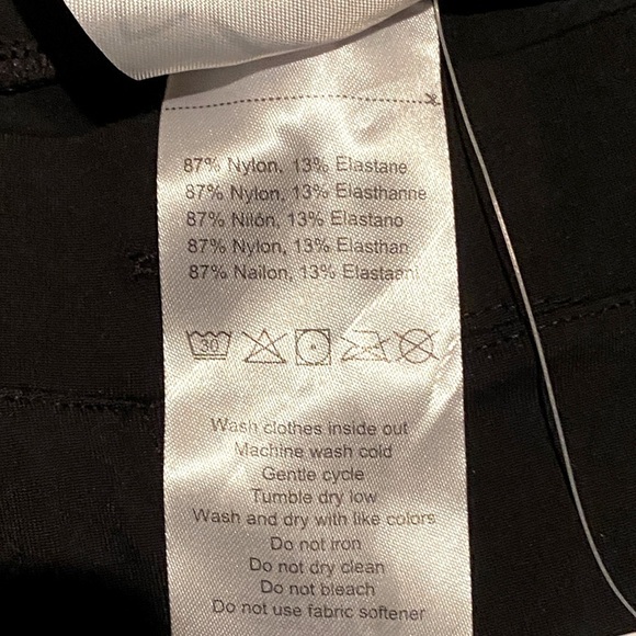 YOGIPACE Straight Leg  High Waisted Trousers, Women’s Size 10P Black NWT - Picture 4 of 7